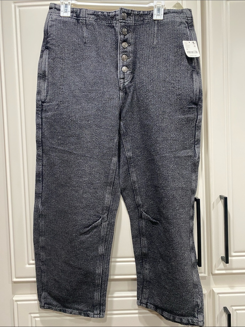 NWT we the free people osaka blackened barrel pants 29 mid rise